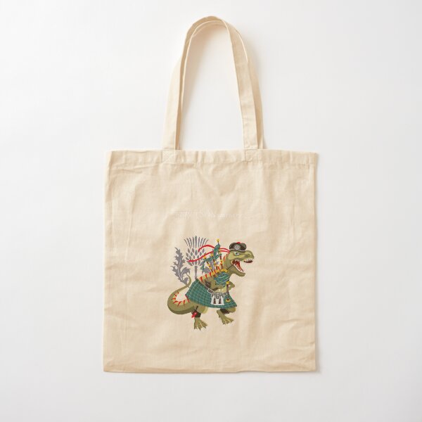 Clanosaurus Rex: FERGUSONsaurus rex Ferguson Family Tartan Cotton Tote Bag