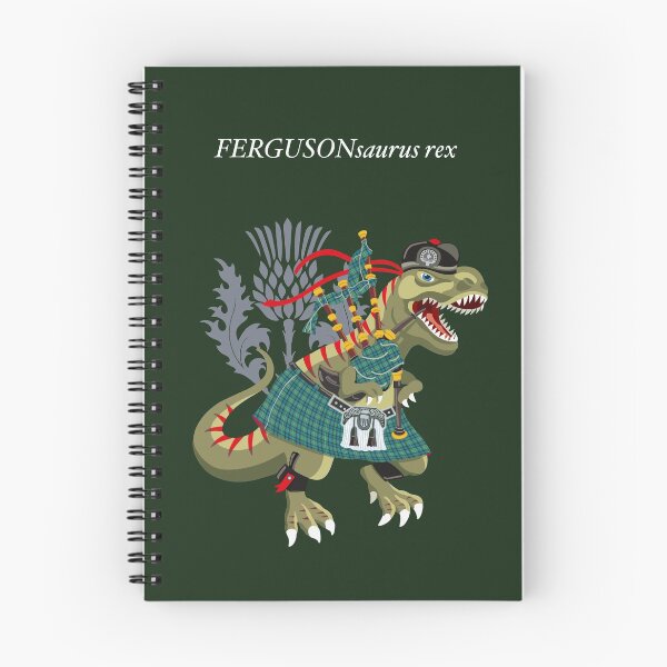 Item preview, Clanosaurus Rex: FERGUSONsaurus rex Ferguson Family Tartan designed and sold by Lisa Rotenberg.