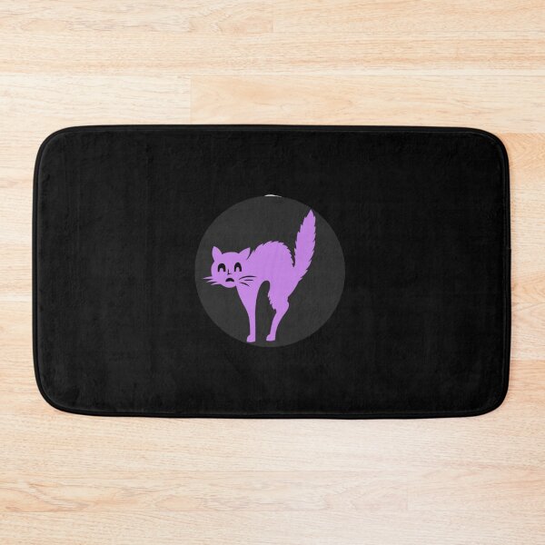 Item preview, Black and purple cute cat and kitty sticker designed and sold by Avani Creation.