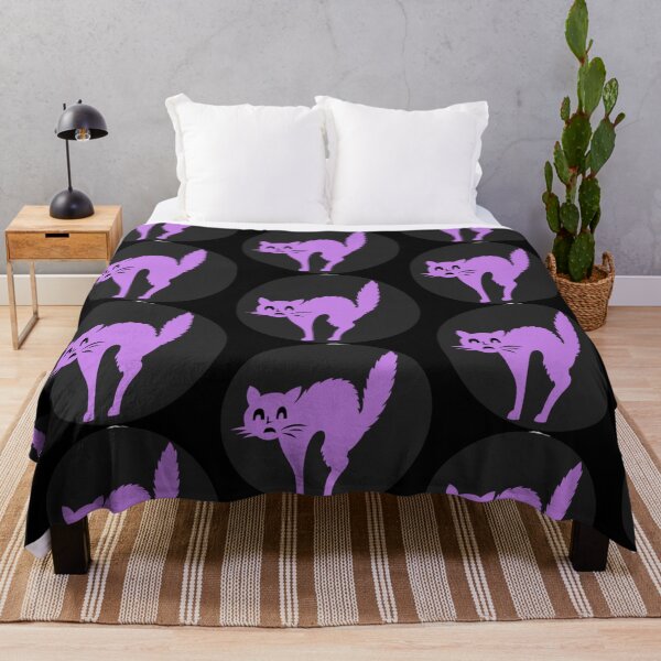 Item preview, Black and purple cute cat and kitty sticker designed and sold by Avani Creation.