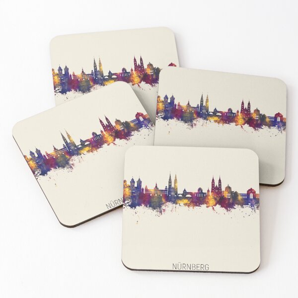 Item preview, Nürnberg Germany Skyline designed and sold by ArtPrints.