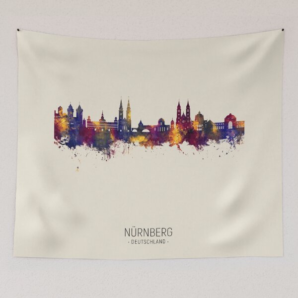 Item preview, Nürnberg Germany Skyline designed and sold by ArtPrints.