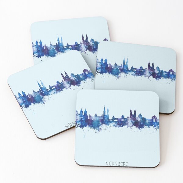 Item preview, Nürnberg Germany Skyline designed and sold by ArtPrints.