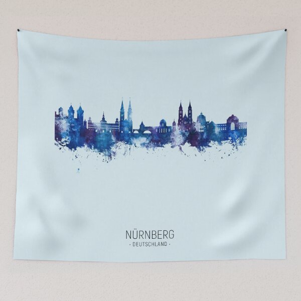 Item preview, Nürnberg Germany Skyline designed and sold by ArtPrints.