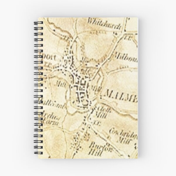 Item preview, sepia map of malmesbury designed and sold by nigejohn.