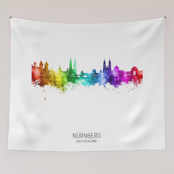 Item preview, Nürnberg Germany Skyline designed and sold by ArtPrints.