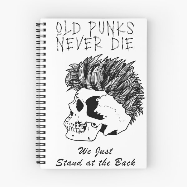 Item preview, Old Punks Never Die We Just Stand at the Back designed and sold by Fiona-Lynn Designs.