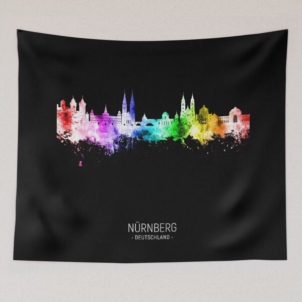 Item preview, Nürnberg Germany Skyline designed and sold by ArtPrints.