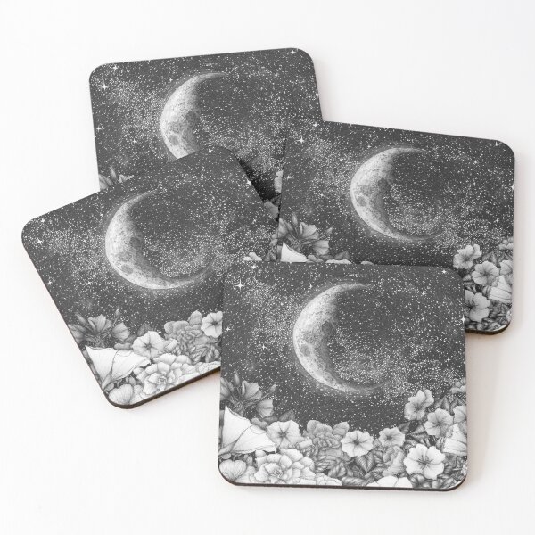 Item preview, Moonlight in the Garden designed and sold by ECMazur Art.