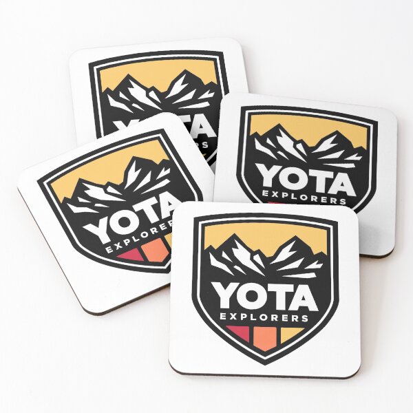 Item preview, Yota Explorers Shield Badge Toyota Vintage Racing Stripes Mountains Off-road designed and sold by sticker-stacker.