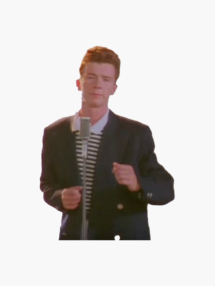 Rick Roll with Nigiri - Rick Roll - Sticker