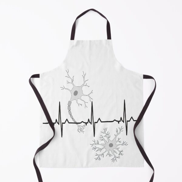 Item preview, EKG Neuron Neuroscience lover - black designed and sold by RosArt100.