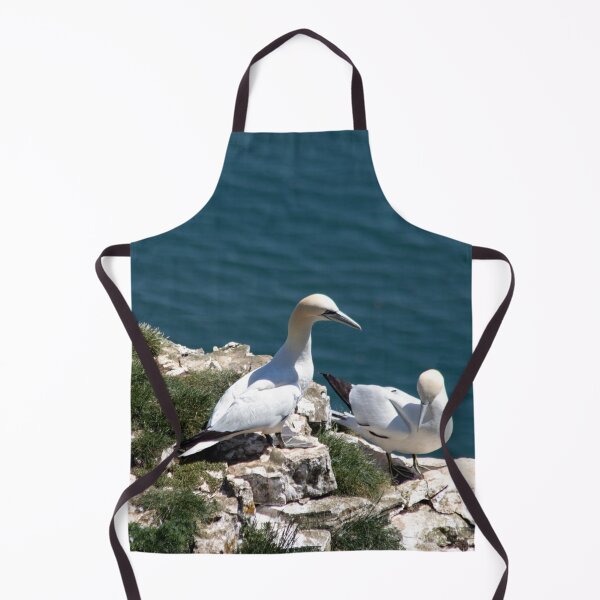 Item preview, Pair of gannets at Bempton Cliffs designed and sold by HazelWright.