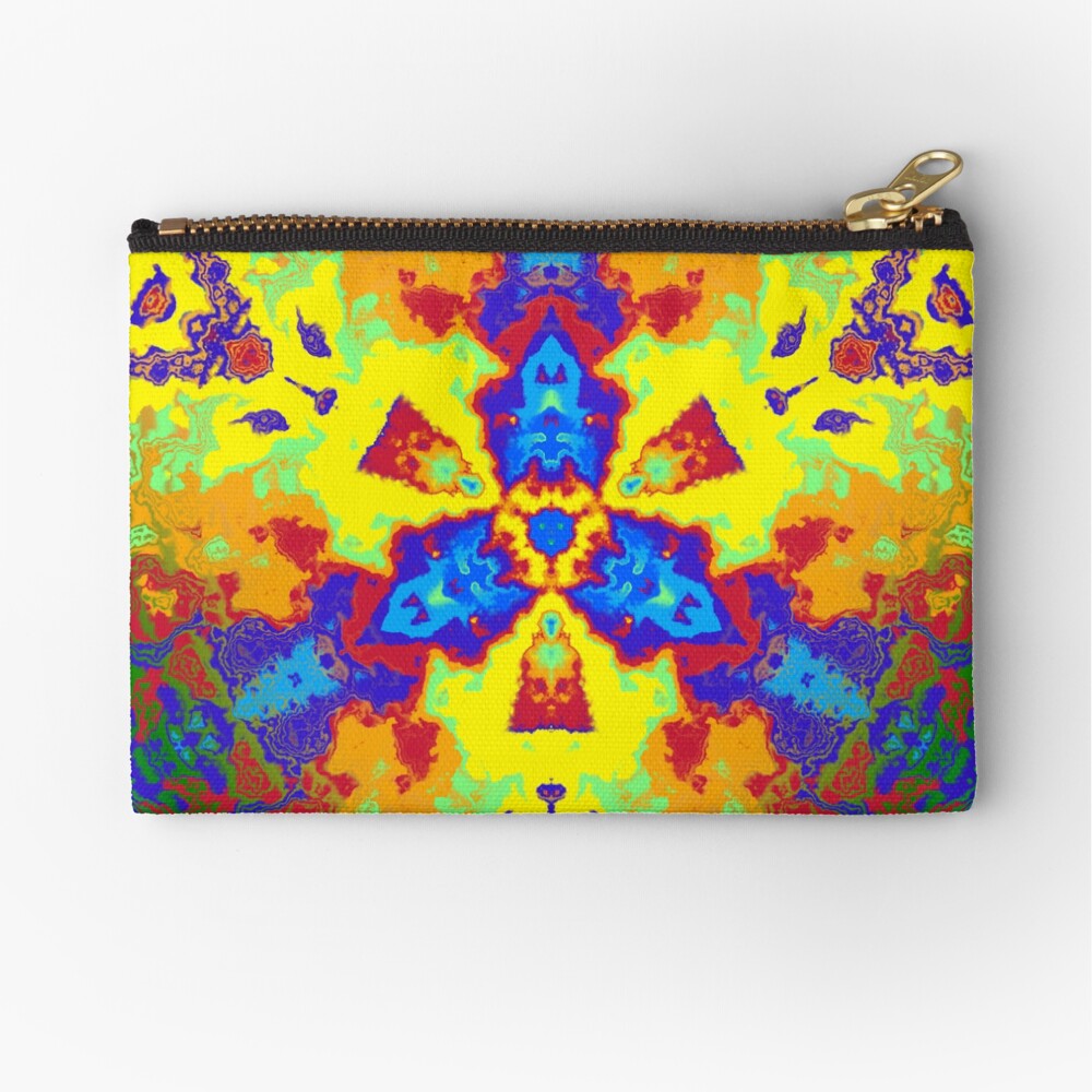 hexagon zipper pouch