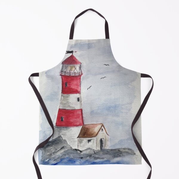 Item preview, Red and White Lighthouse on the Coast designed and sold by Juliejart.
