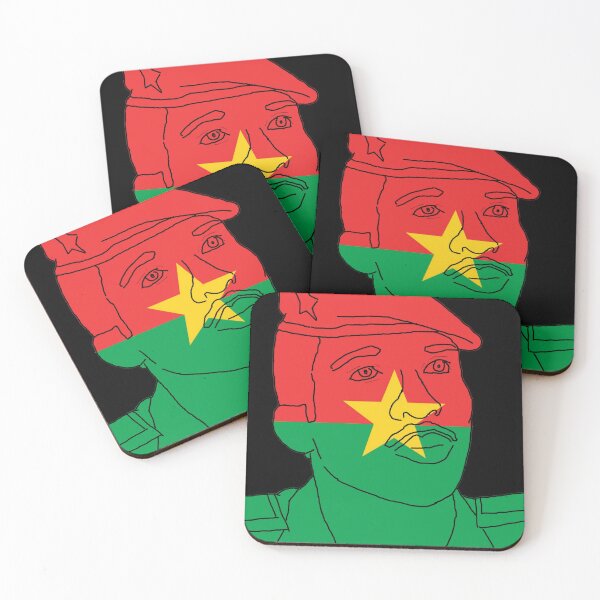 Item preview, Thomas Sankara Burkinabe Flag designed and sold by RevolutionInPaint.