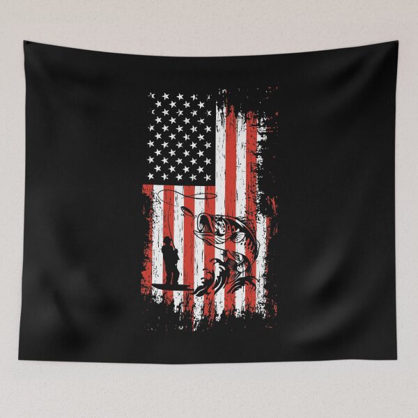 Item preview, Fishing rod American Flag designed and sold by Apoorv Choudhary.