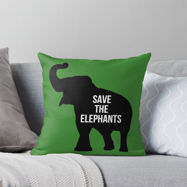 Item preview, Save The Elephants designed and sold by RevolutionInPaint.