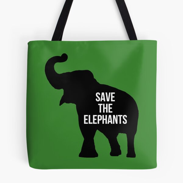Item preview, Save The Elephants designed and sold by RevolutionInPaint.