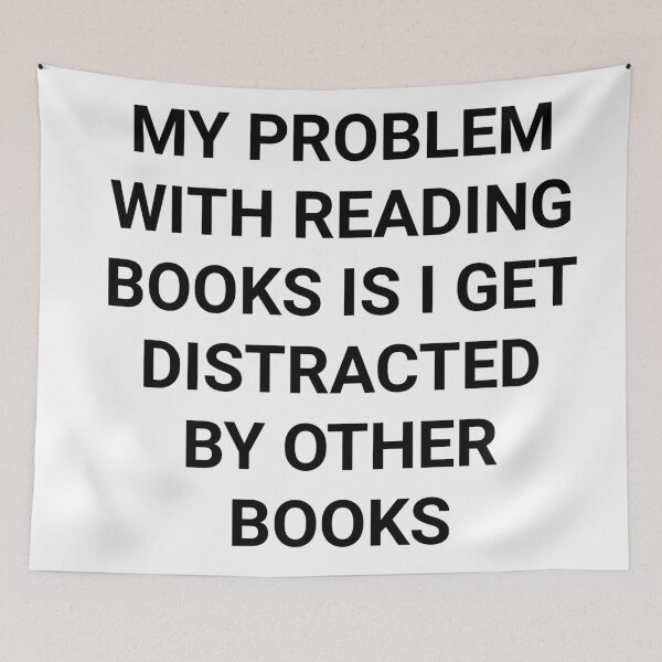 Item preview, Book addict quote designed and sold by Tej0711.