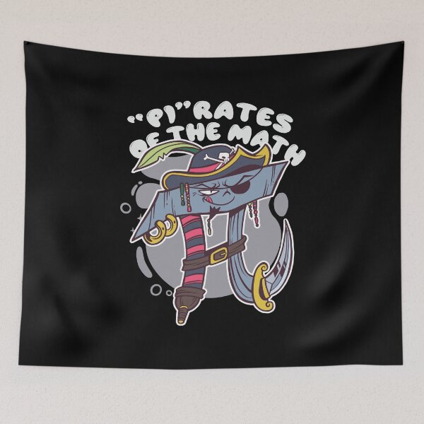 Item preview, Funny Pirate Pi Math Quote Pirates of the Math designed and sold by TamGustam.