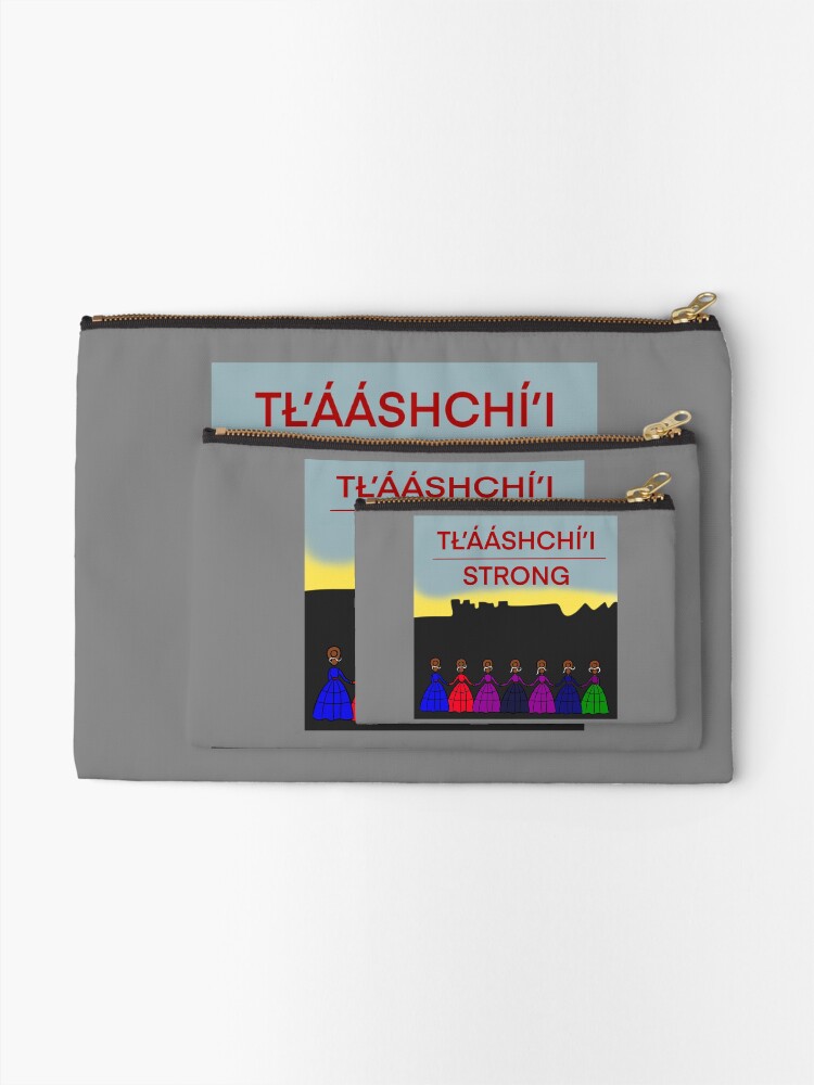 Alternate view of Tlaashchii Strong Zipper Pouch