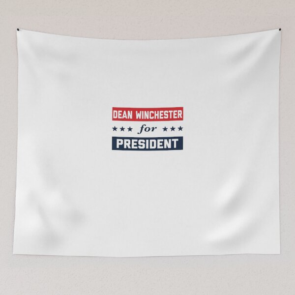 Item preview, Dean Winchester For President designed and sold by Awesome Political Shirts.