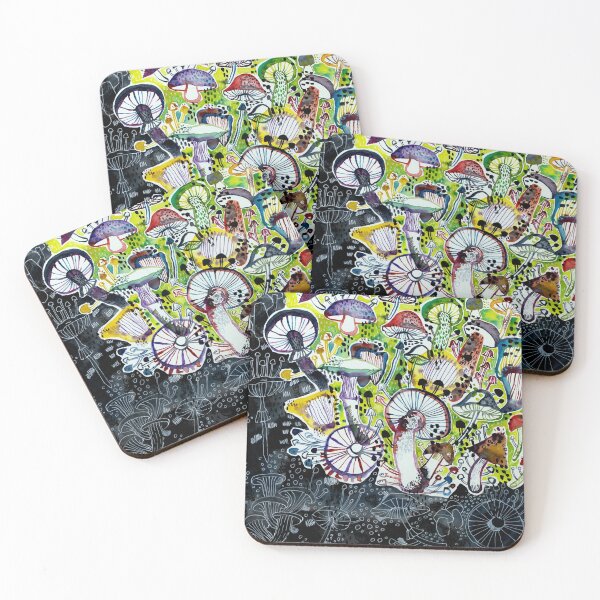 Artikelvorschau, Psychedelische Pilze Trippy Art entworfen und verkauft von bearsandfoxes.