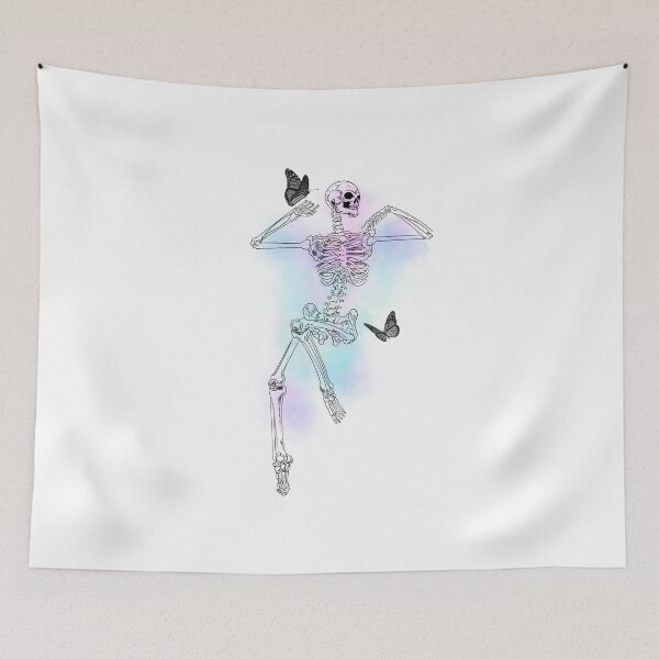 Item preview, Skeleton with butterfly color designed and sold by alle024gg.