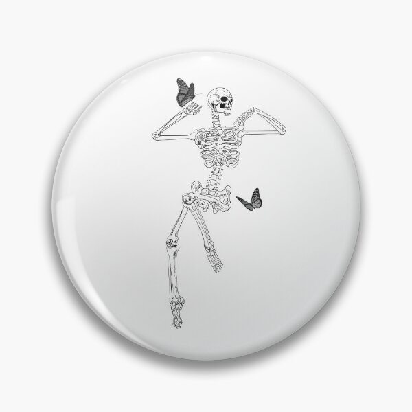 Item preview,  Skeleton with butterfly designed and sold by alle024gg.