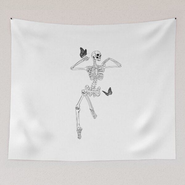 Item preview,  Skeleton with butterfly designed and sold by alle024gg.