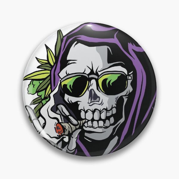 Item preview, Skeleton Smoking Marijuana  designed and sold by TRIBExSPACE.
