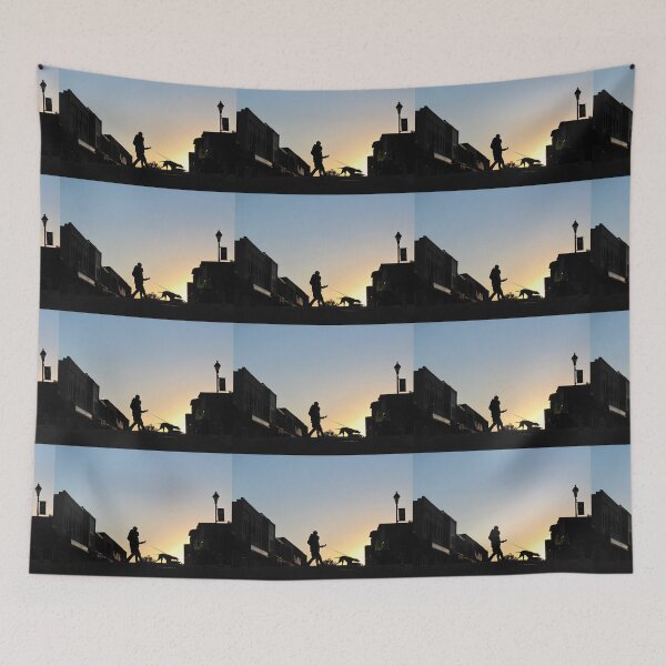 Item preview, Tethered Walk At Sundown designed and sold by Jean Gregory Evans.