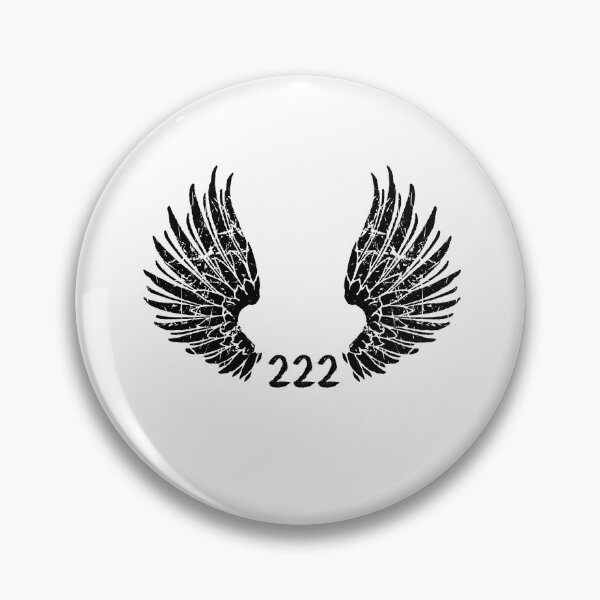 Item preview, 222 angel number black gift designed and sold by alfa-rouk.
