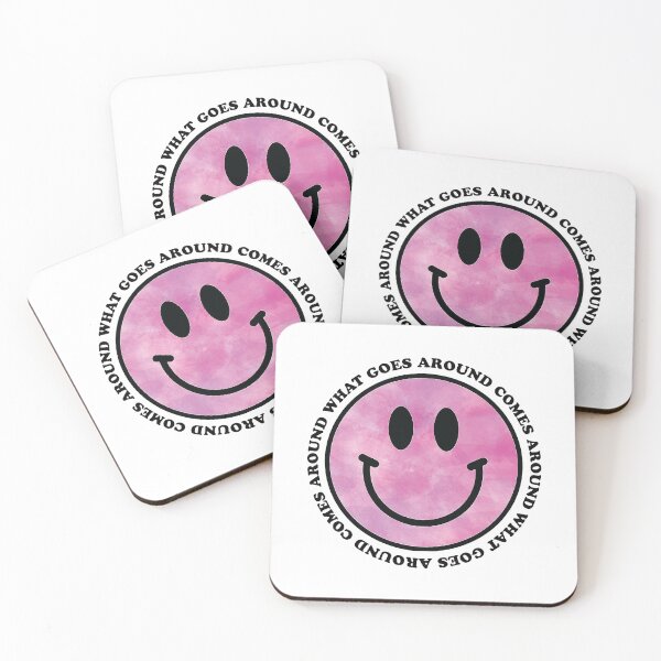 Item preview, What Goes Around Comes Around Smiley designed and sold by storygoeslike.
