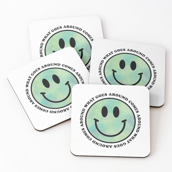 Item preview, What Goes Around Comes Around Smiley designed and sold by storygoeslike.
