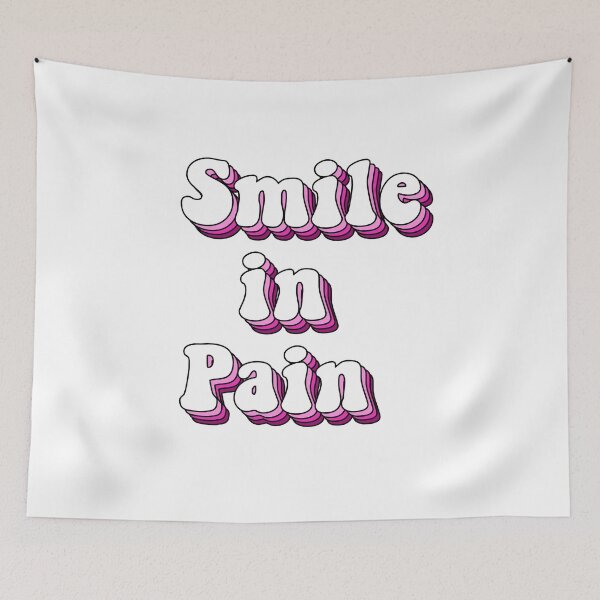 Item preview, smile in pain pink designed and sold by ramith-concept.