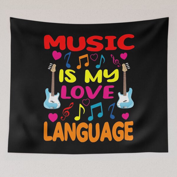 Item preview, Music Is My Love Language designed and sold by AmethystMurad.