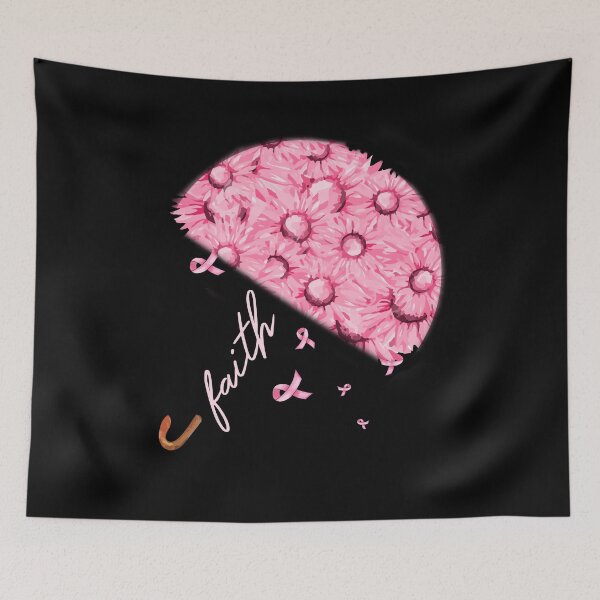 Item preview, Sunflower Umbrella Support Breast Cancer Month designed and sold by Dressed For  Duty.