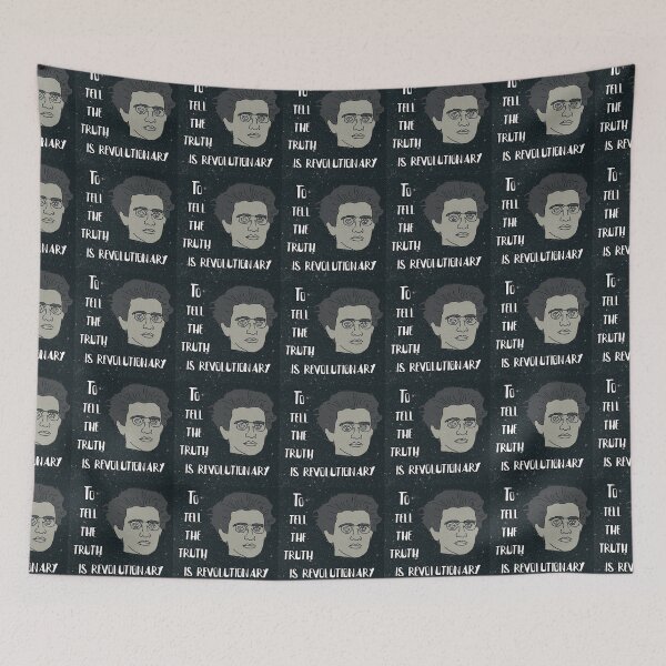 Item preview, Antonio Gramsci Quote: "To Tell The Truth" designed and sold by RevolutionInPaint.