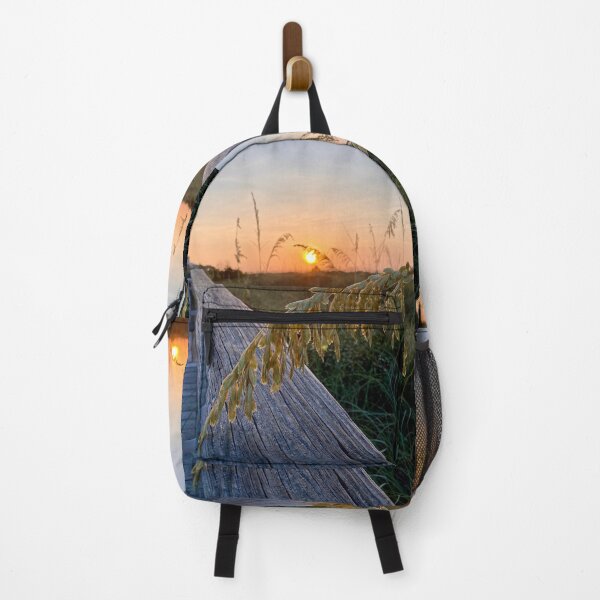Item preview, Sunrise Sea Oats on a Boardwalk designed and sold by arishatz.