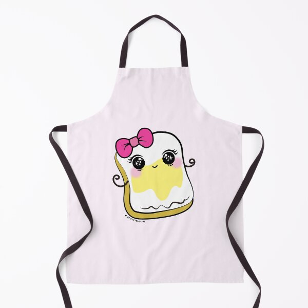 Item preview, bread and butter cartoon, cute kawaii illustration designed and sold by princessmi-com.
