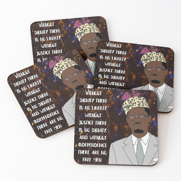 Item preview, Patrice Lumumba Quote designed and sold by RevolutionInPaint.