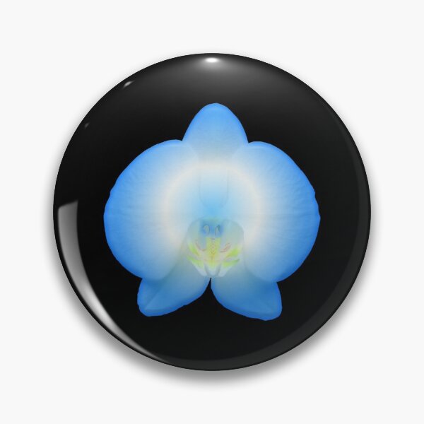 Item preview, Beautiful Cute Blue Orchid Flower Pattern designed and sold by Zareen Sayyed.