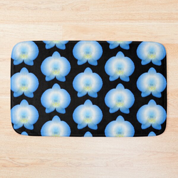 Item preview, Beautiful Cute Blue Orchid Flower Pattern designed and sold by Zareen Sayyed.