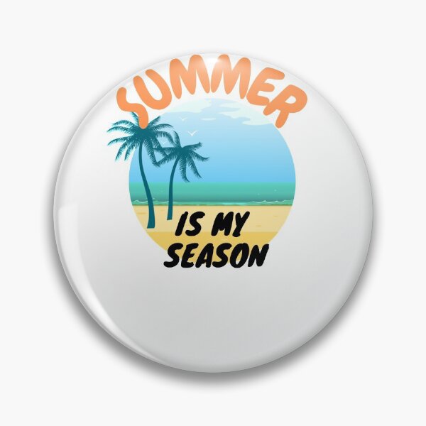 Item preview, Summer is my season funny design for summer Sticker designed and sold by Rinbucket.