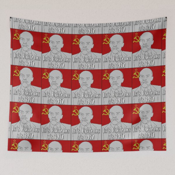 Item preview, Lenin 1917 October Revolution Tribute designed and sold by RevolutionInPaint.