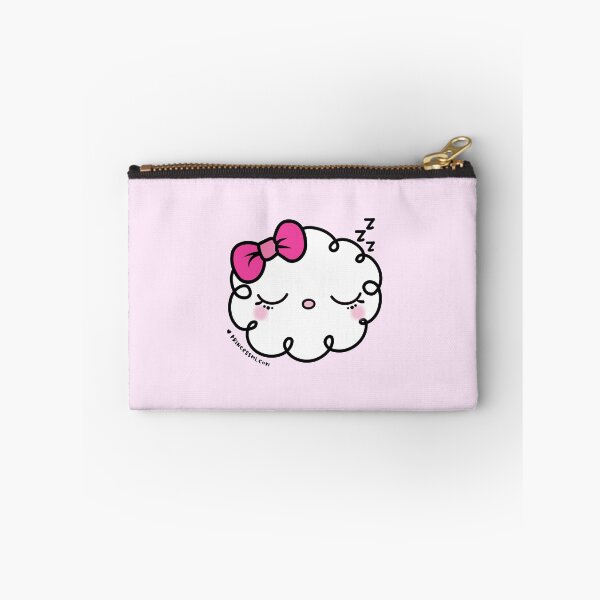 Item preview, sleeping cloud with pink ribbon  designed and sold by princessmi-com.