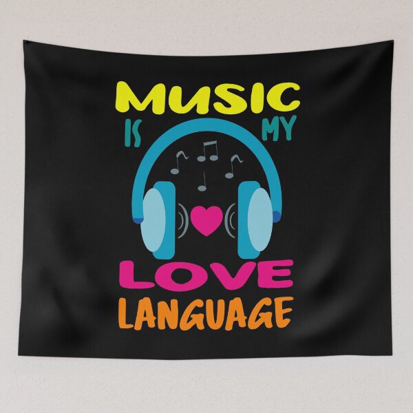 Item preview, Music Is My Love Language designed and sold by AmethystMurad.