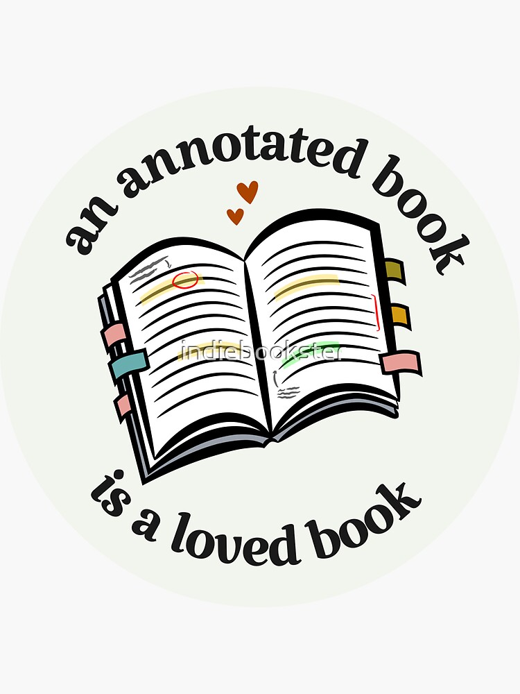 Annotation Supplies - Bookish Annotation Sticker